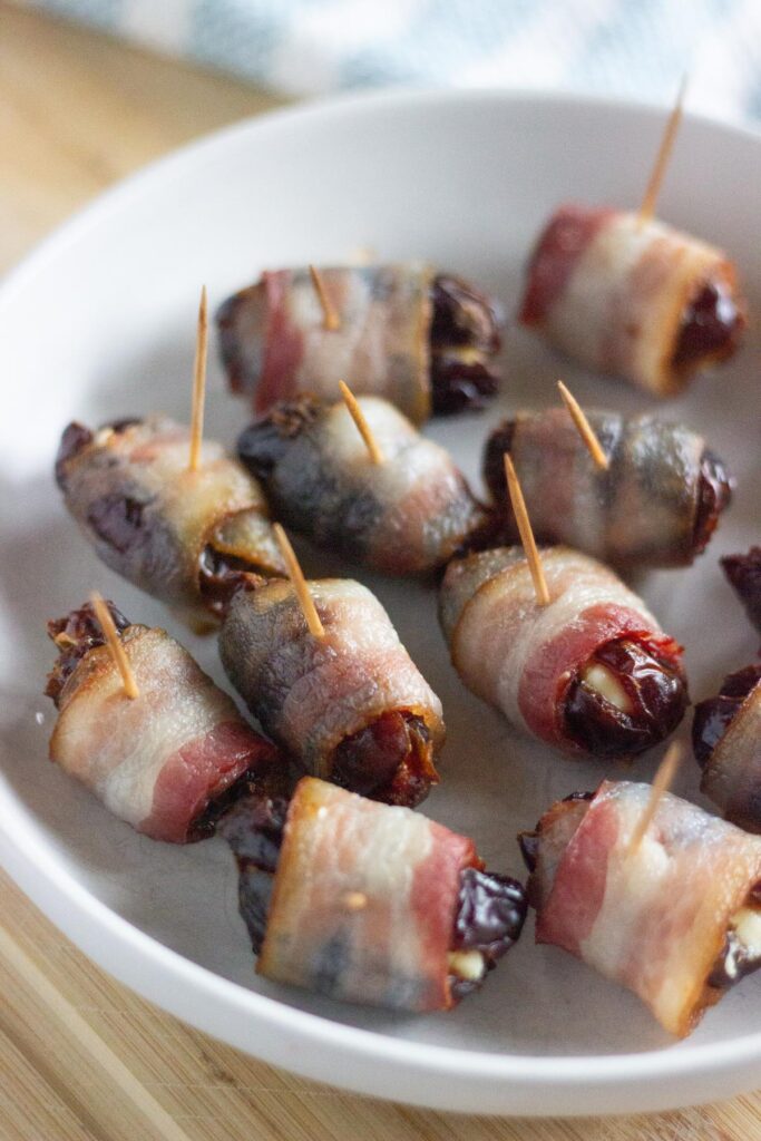 Bacon Wrapped Dates with Cream Cheese No Guilt Nutrition Intuitive