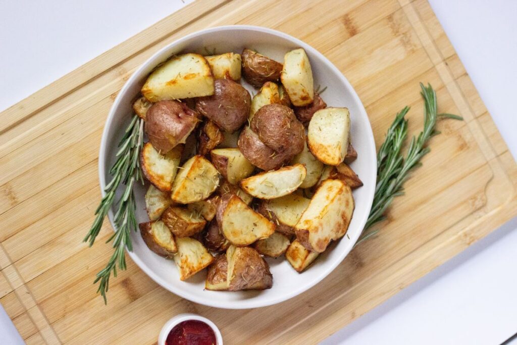 air fryer red potatoes recipe with rosemary